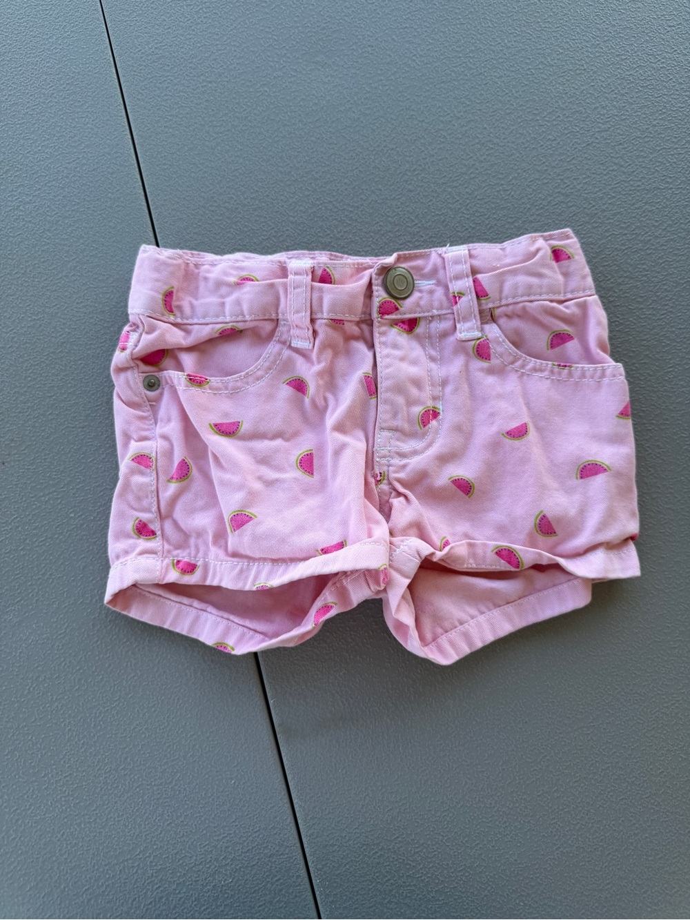 Place Pink Watermelon Slice Print Shorts
